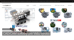 Desktop Screenshot of cadcam.sk