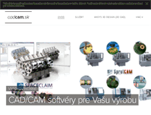 Tablet Screenshot of cadcam.sk