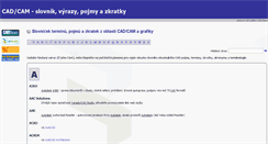 Desktop Screenshot of cadcam.cz