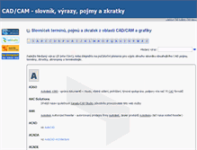 Tablet Screenshot of cadcam.cz